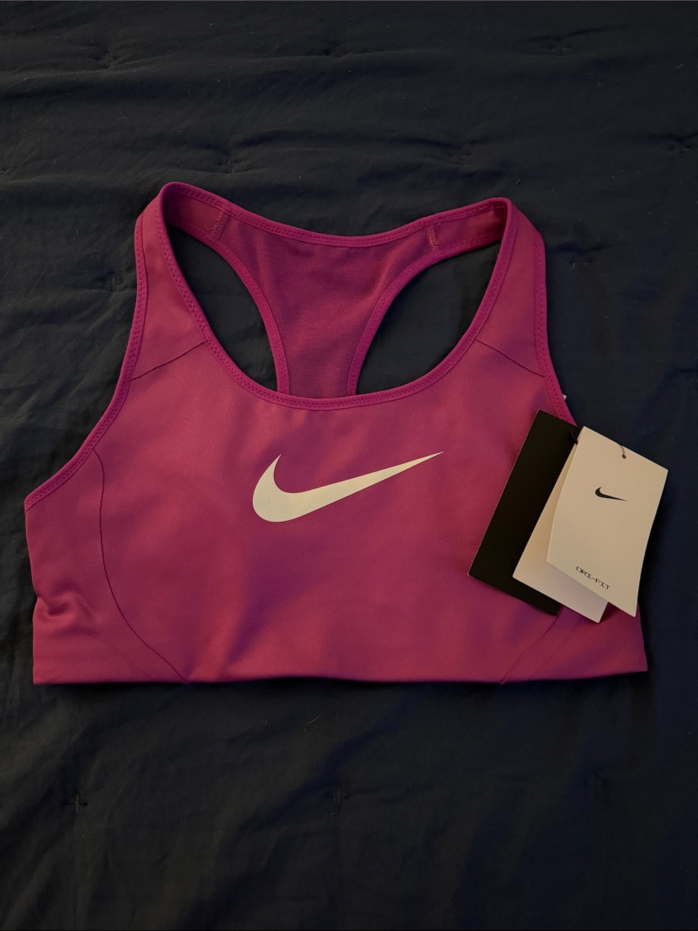 Nike Magenta Racerback Sports Bra